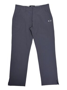 OAKLEY Pants Grey Casual Light Straight Trousers Mens Medium / 34x30